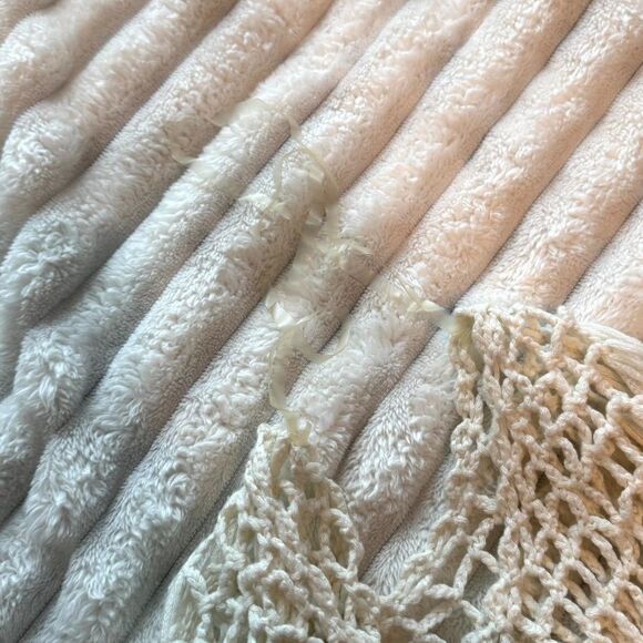 Say What? Off White Knit Crochet Tops Women's Size Medium - Picture 7 of 8